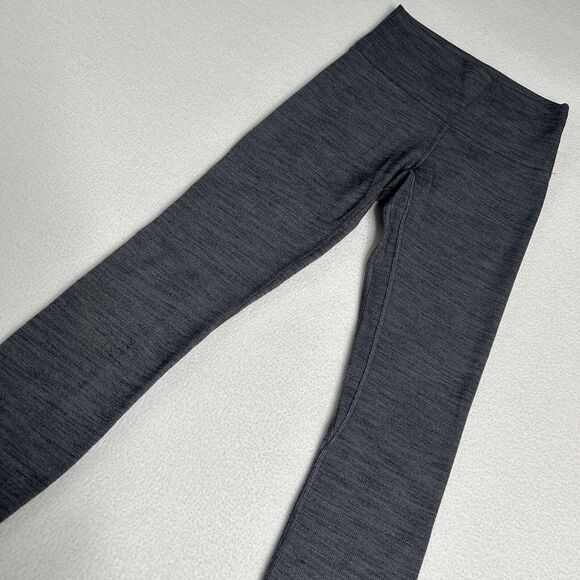 Lululemon 4 Align Pant II 25" Mini Heathered Herringbone Heathered Black White - Picture 1 of 6